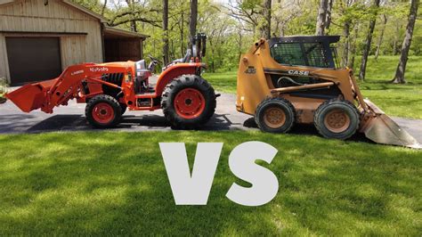 skid steer or tractor|skid steer vs compact tractor.